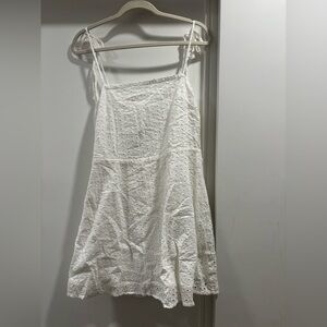 SHEIN White Lace Detail Dress